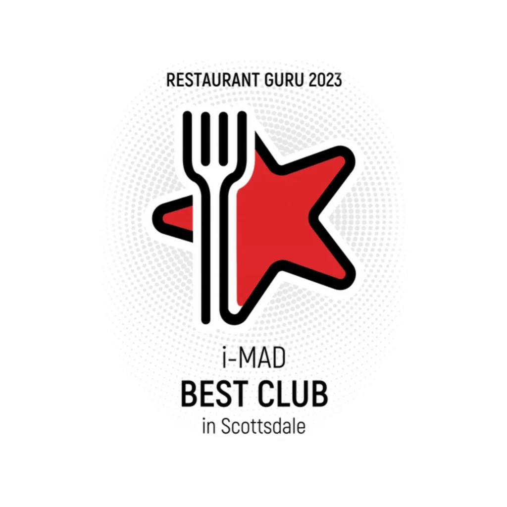 Restaurant Guru 2023 i-MAD Best Club in Scottsdale